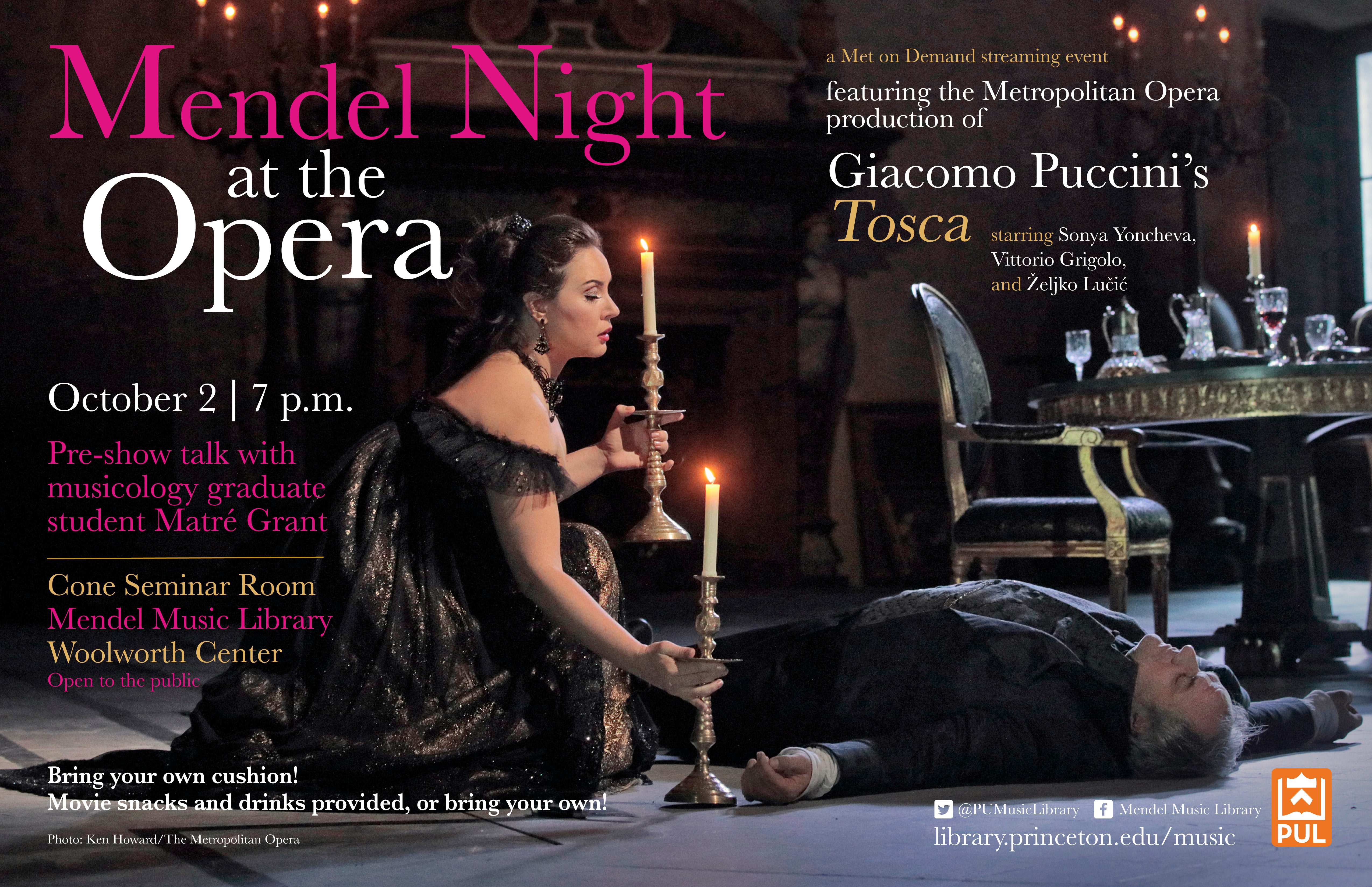 Mendel Night at the Opera, Poster