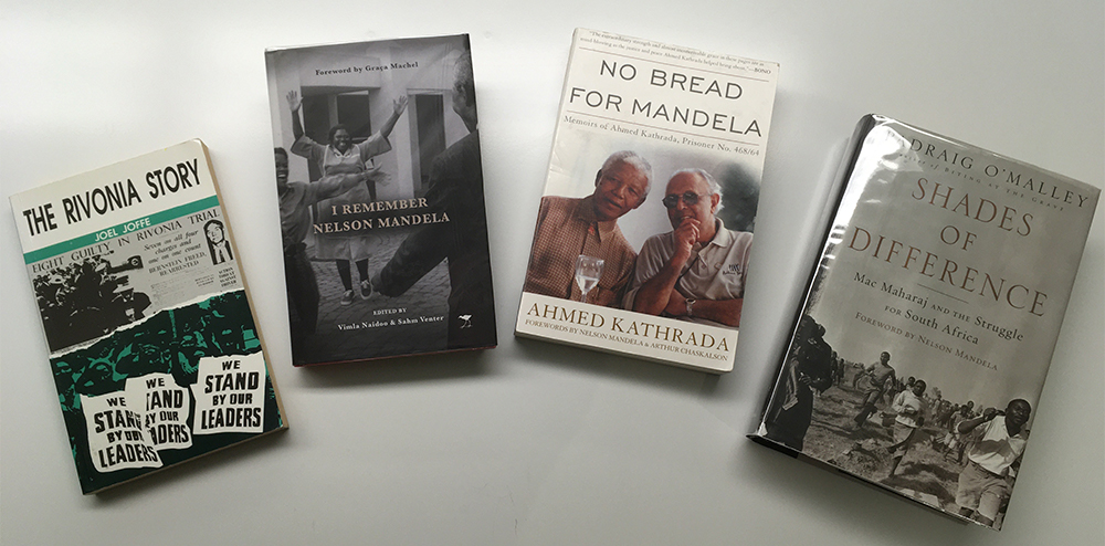 Four books by or about Nelson Mandela