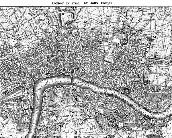 Rocque's London 1745