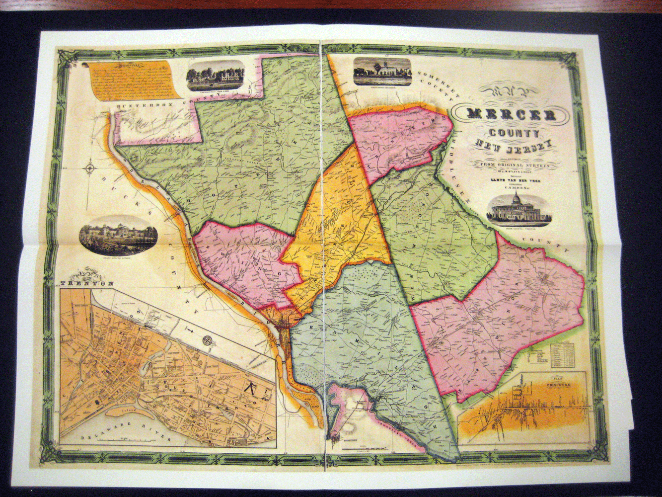 Separate county map (Mercer)