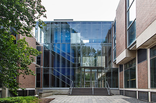 The Architecture Library is located in the Architecture Building