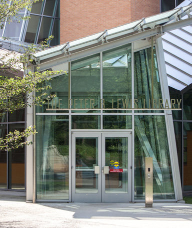 The Lewis Science Library Entrance