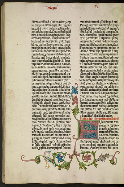 Scheide Library’s Gutenberg Bible