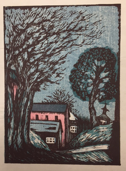 Hirakawa Seizo (1896-1964), Landscape (1925)