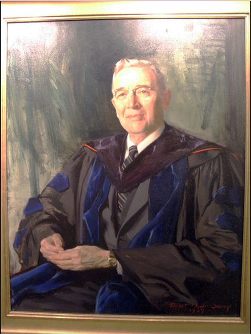 Portrait of J. Douglas Brown; oil on canvas, 1969 Robert Oliver Skemp