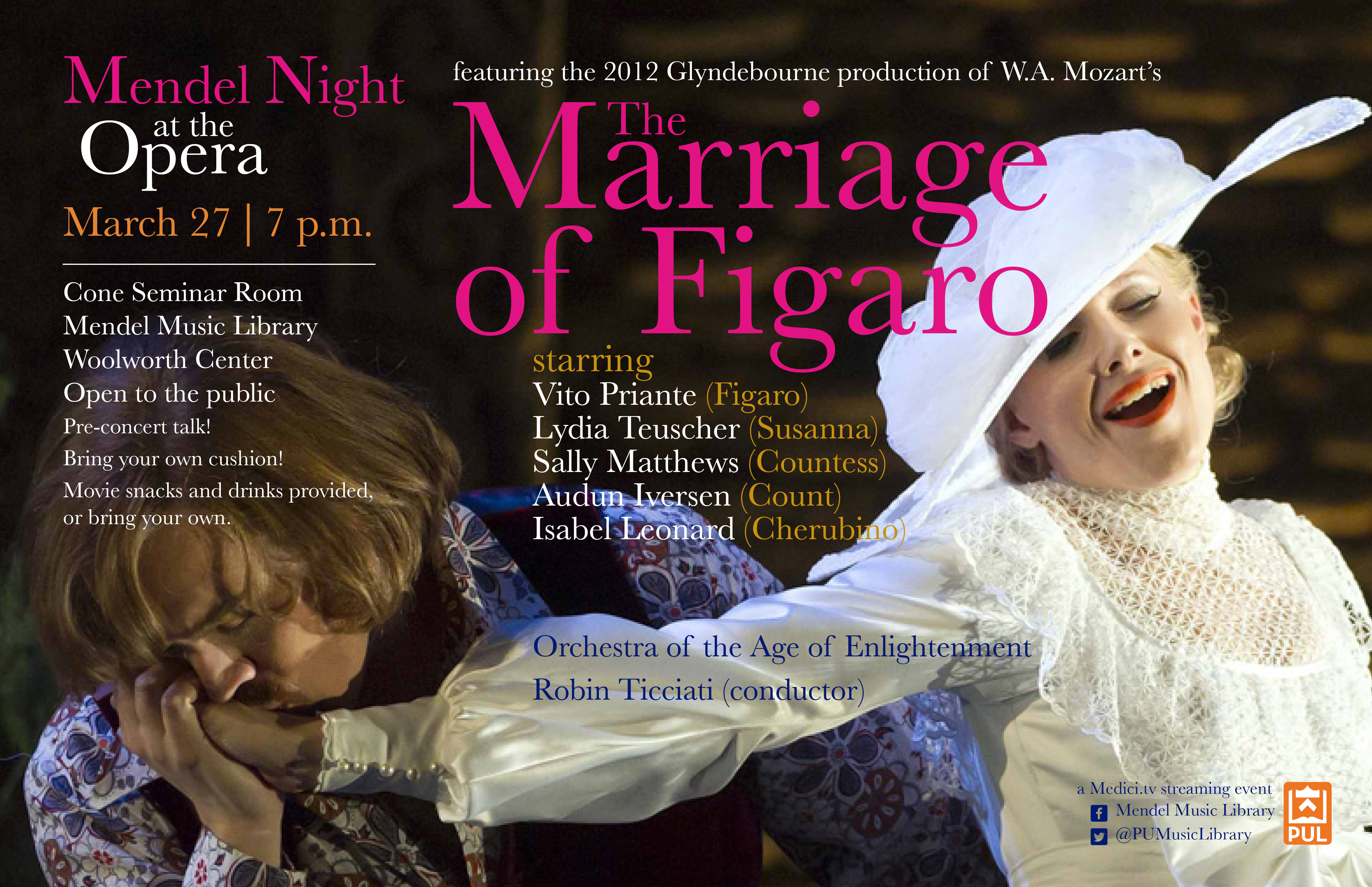 Mendel Night at the Opera, poster