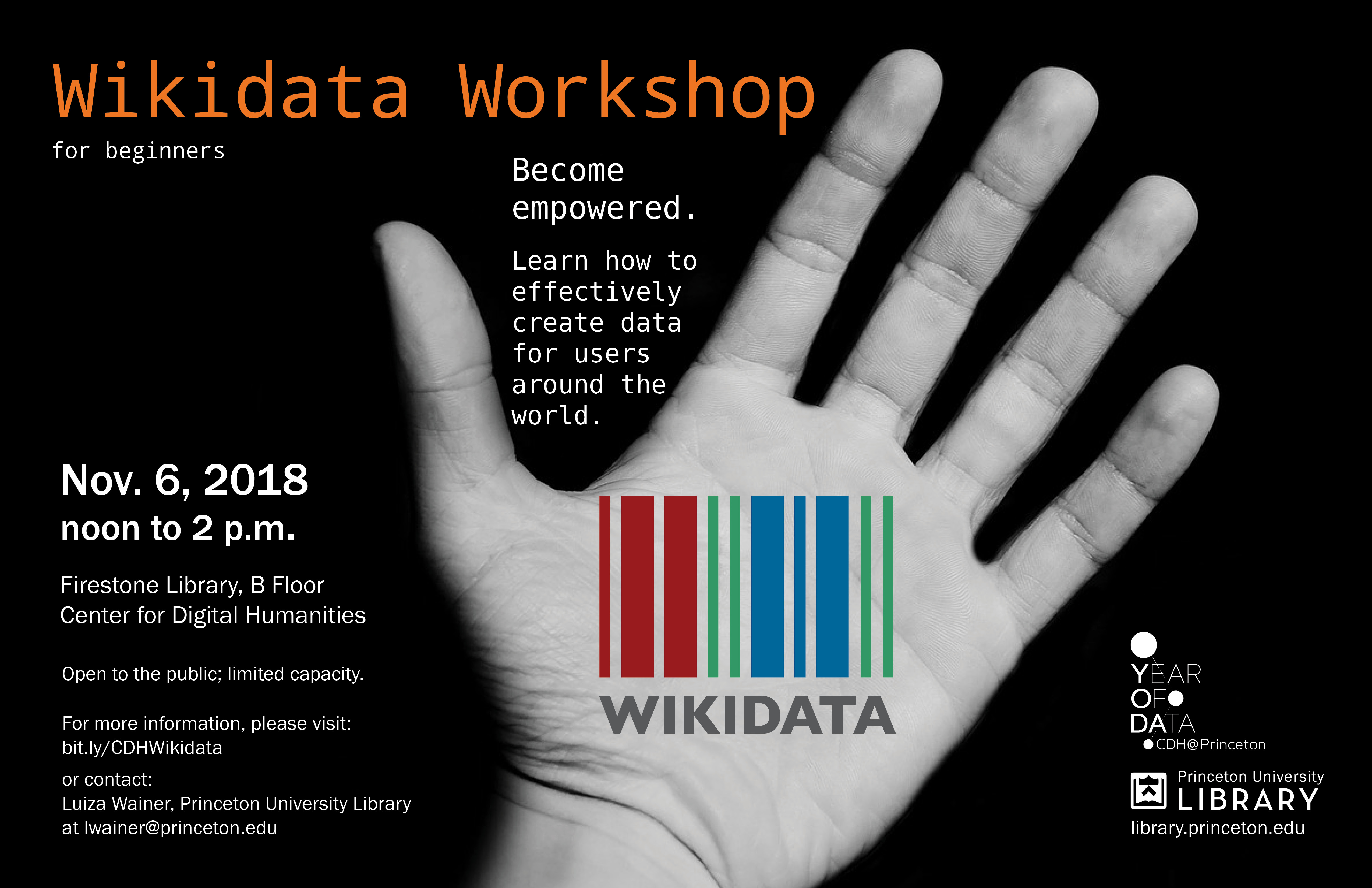 Wikidata Workshop, poster