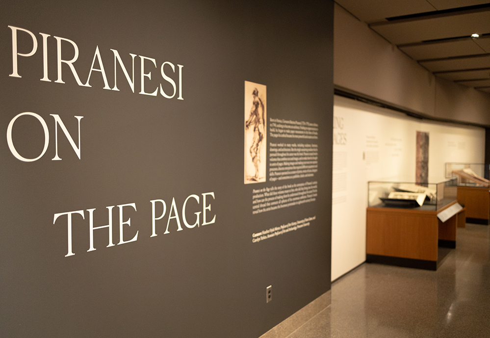 The Entrance to the Piranesi on the Page Gallery