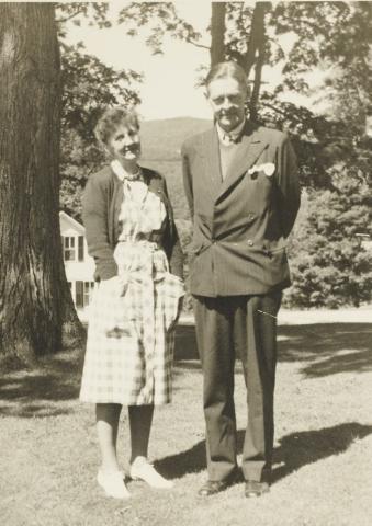 Eliot and Hale in summer 1946