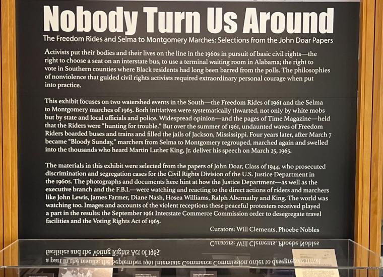 Intro wall for Nobody Turn Us Around