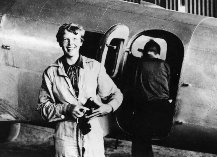 The Miriam Holden Collection is particularly strong in biographies of notable women of the past, such as Amelia Earhart, as seen