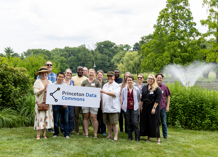 The Princeton Data Commons team. Photo credit: Brandon Johnson.