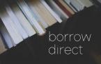 Borrow direct with row of books