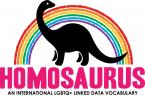 The Logo for Homosaurus, and international LGBTQ+ Linked Data Vocabulary