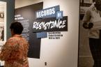 The intro wall to Records of Resistance in the Milberg Gallery