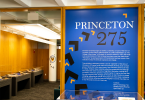 Photo of title wall describing the Princeton 275 exhibit