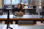 Students studying in Special Collections