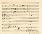Portion of Handel's Berenice Score