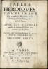 Vol.2.of.Audin.Fables heroïques : comprenans les veritables maximes de la politique chrestienne, 1648. Ex.N7710 .A8 1648