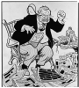 Louis M. Glackens, American, 1866–1933 Cartoon of Teddy Roosevelt, 1910 Pen and black ink on off-white board 40.8 x 33.1 cm. (16 1/16 x 13 1/16 in.) Gift of Frank Jewett Mather Jr. x1943-148