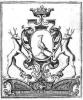 Bookplate of the Goertz family,  17th-18th cent.
